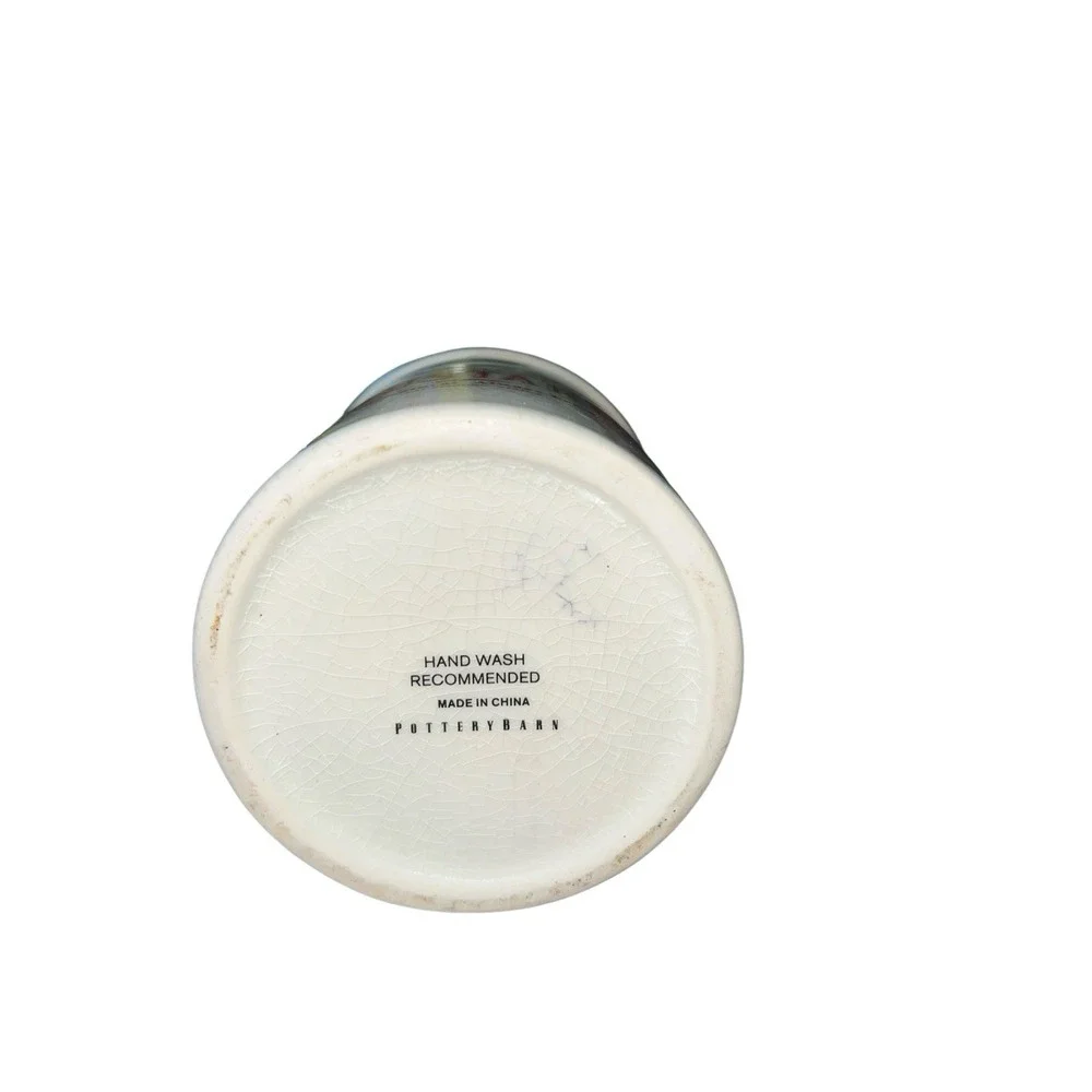 Pottery Barn 2pc Canister General Store‎ Condiments Mustard Mayonnaise